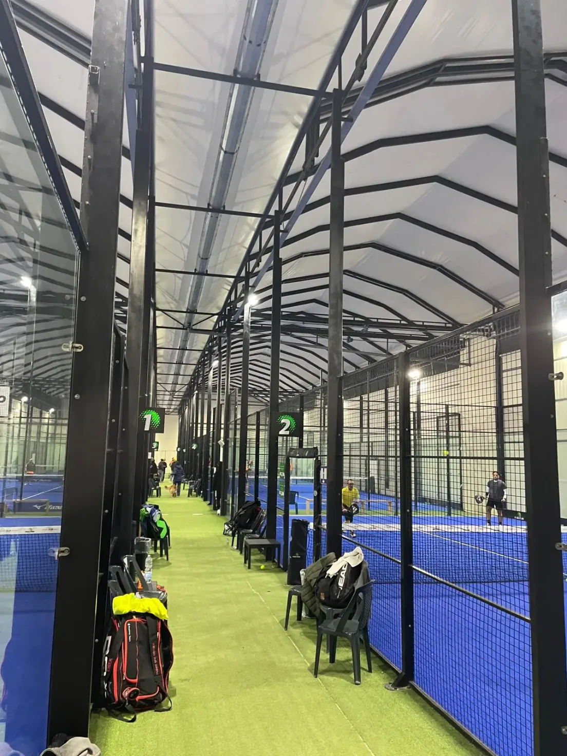 Vista campi Padel Town